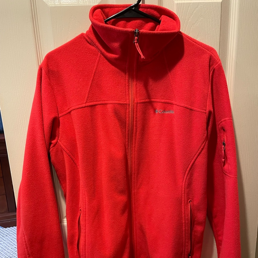 Women’s Columbia fleece zip up jacket